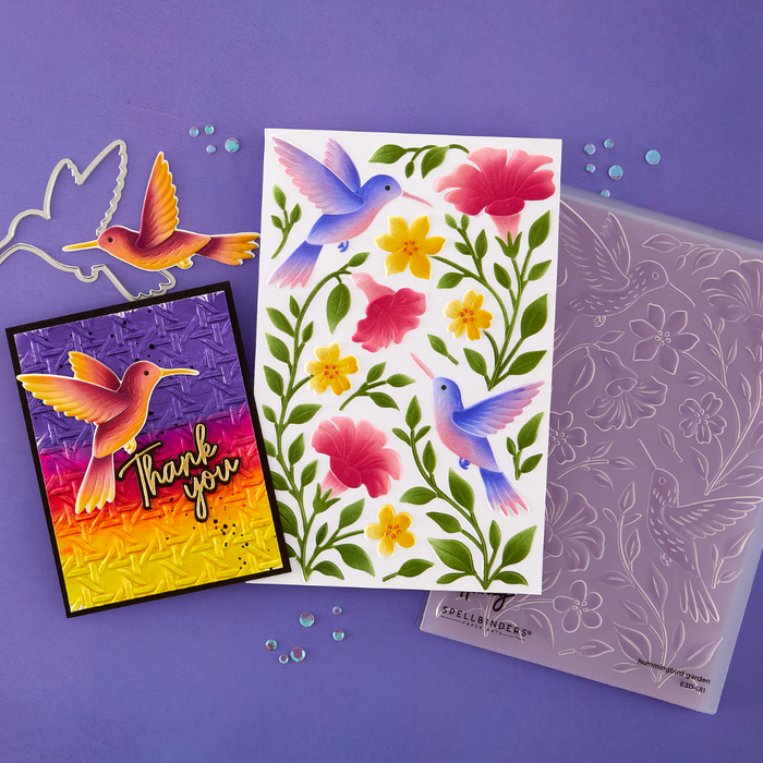 Flowing Florals 3D Embossing Folder by Simon Hurley