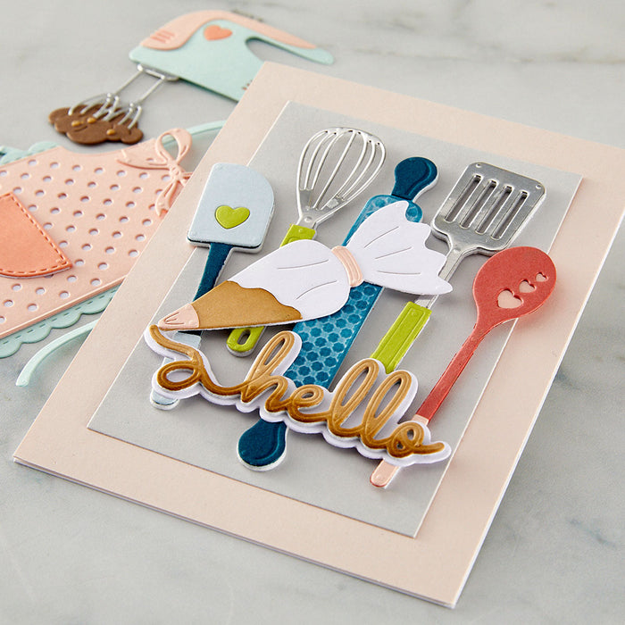Fluff, Frost & Roll Etched Dies by Tina Smith