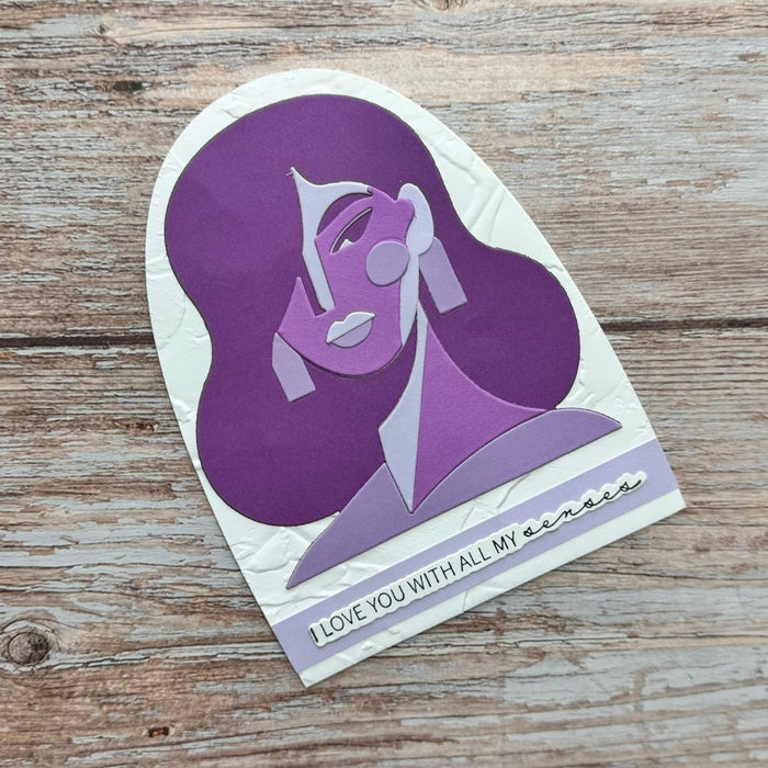 Fragmented Gaze Etched Dies by Jaycee Gaspar