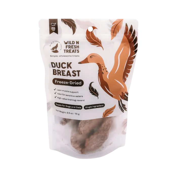 freeze-dried duck breast | wild n fresh