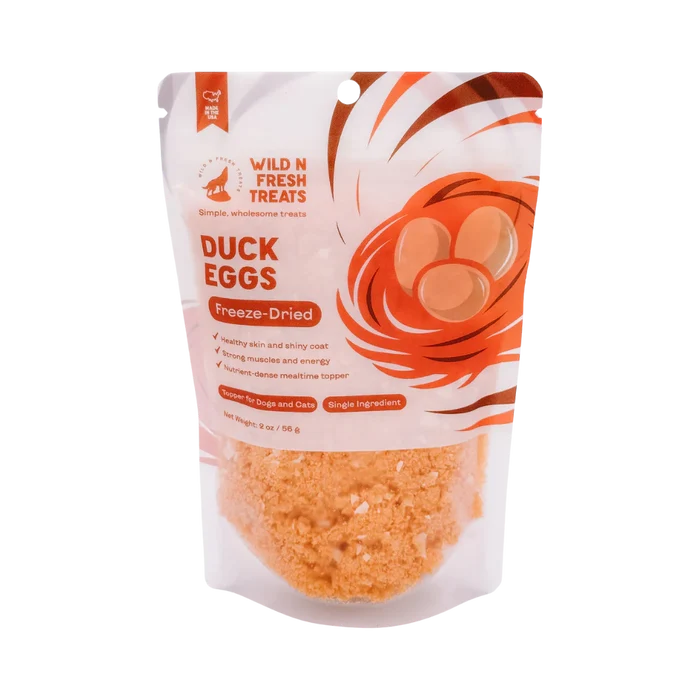 freeze-dried duck egg topper | wild n fresh