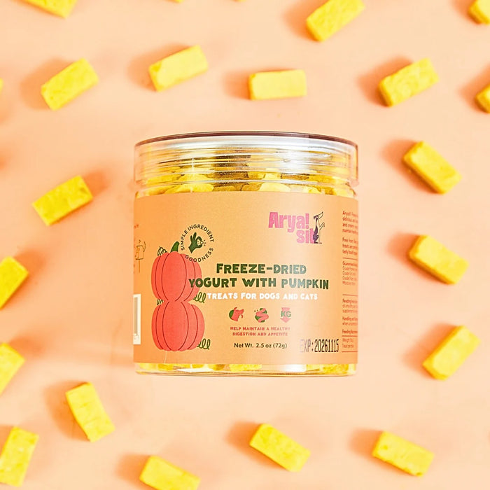 freeze-dried pumpkin yogurt | arya! sit