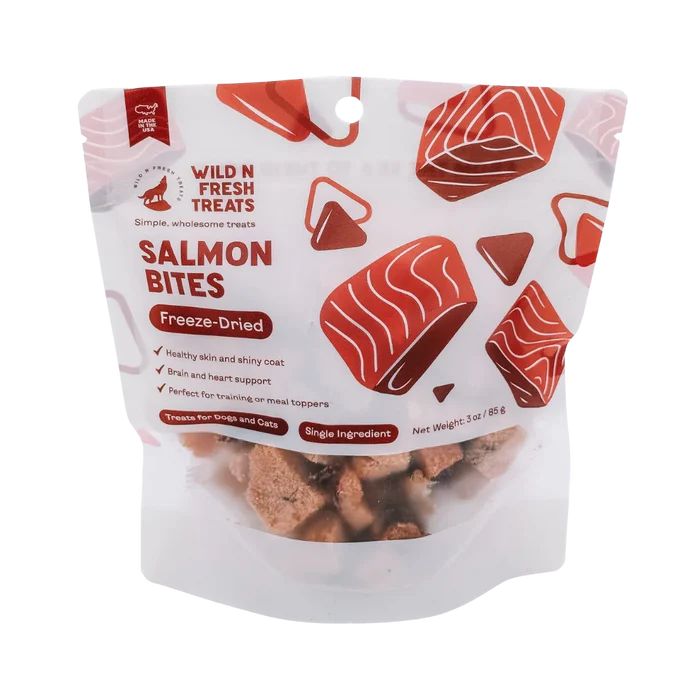 freeze-dried salmon bites | wild n fresh