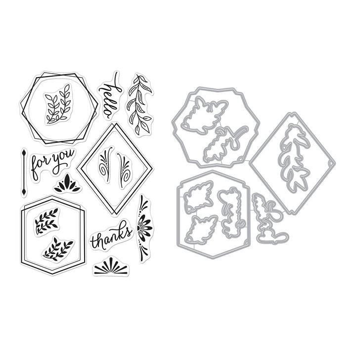 Geometric Frames Stamp & Cut