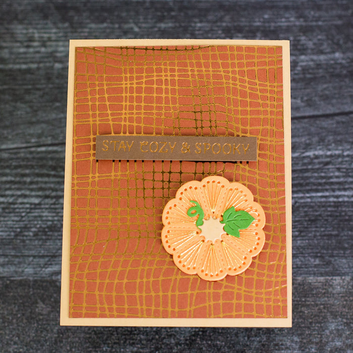 Gilded Weave - Glimmer Hot Foil Kit of the Month (Plates & Die Only)