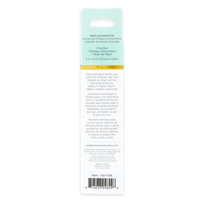 Glimmer Hot Foil Roll - Opal