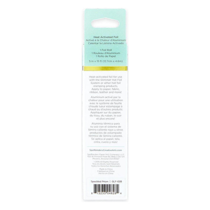 Glimmer Hot Foil Roll - Speckled Prism