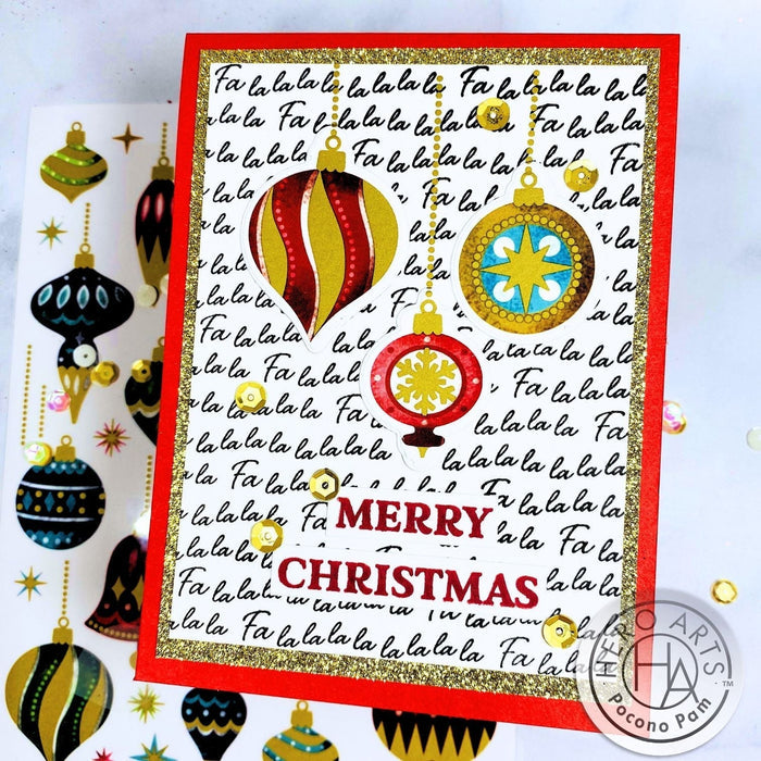 Gold Trim Ornaments Fancy Dies