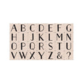 Golden Age Large Letters Woodblock Stamp