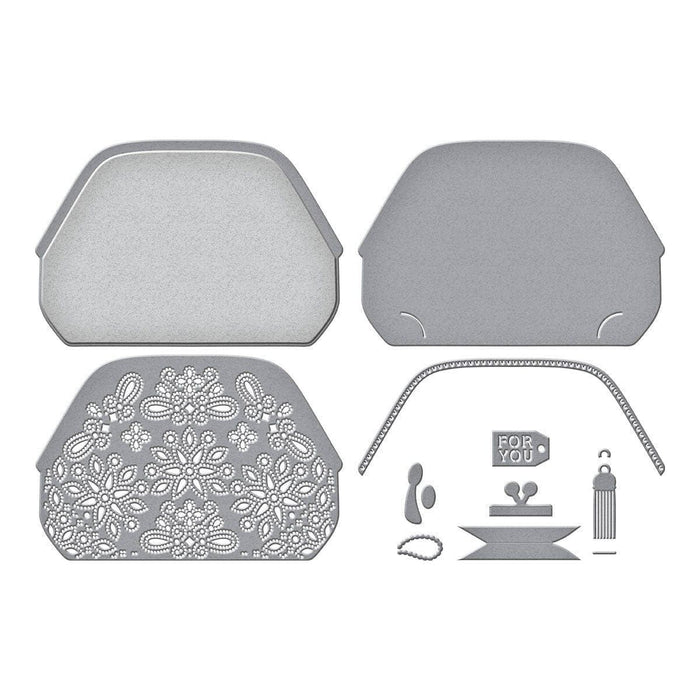 Gorgeous You Makeup Bag Etched Dies