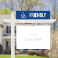handicap real estate sign riders PixelsPrinted