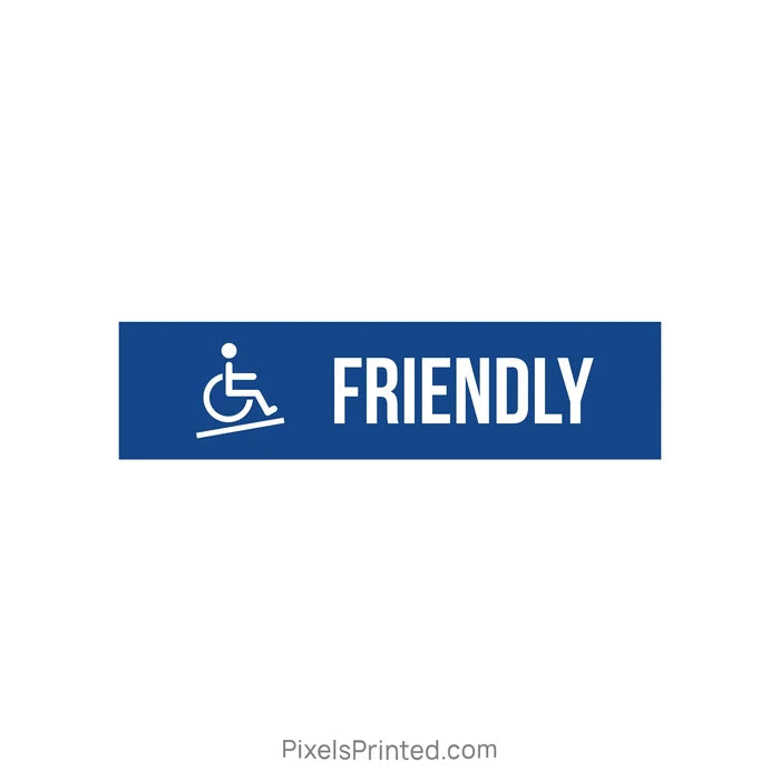 handicap real estate sign riders PixelsPrinted