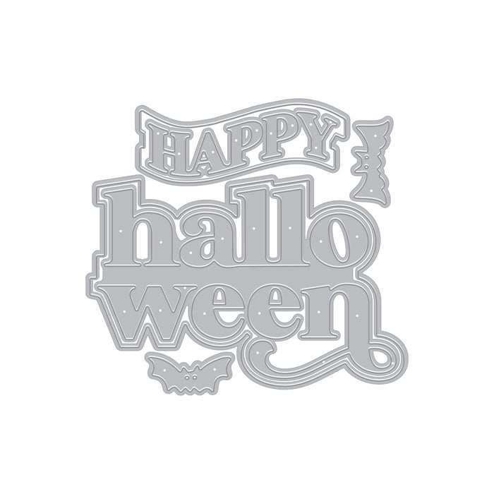 Happy Halloween Etched Dies