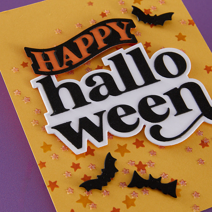 Happy Halloween Etched Dies
