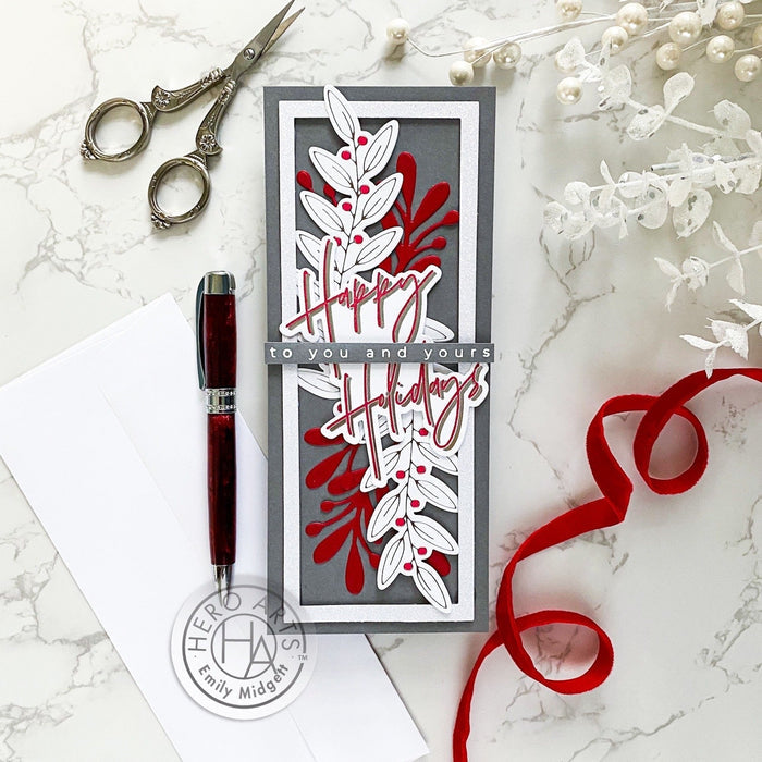 Happy Holidays Foil & Cut
