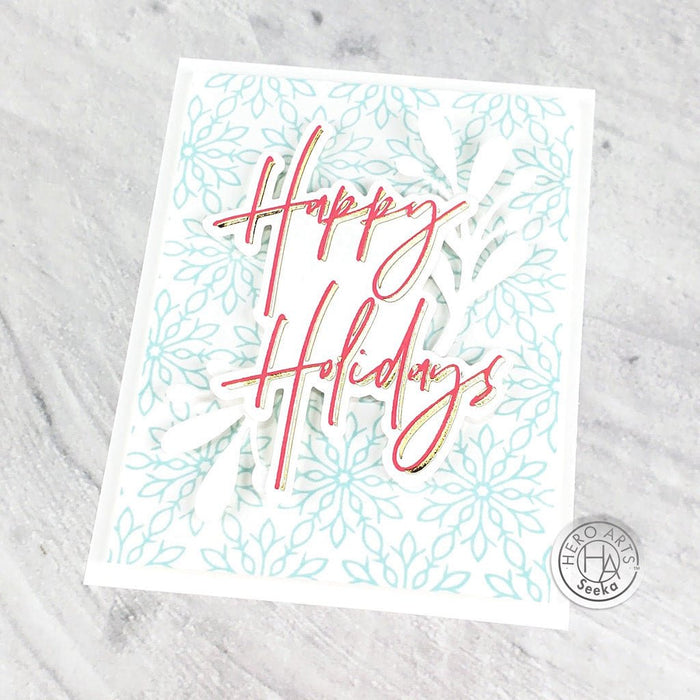 Happy Holidays Foil & Cut