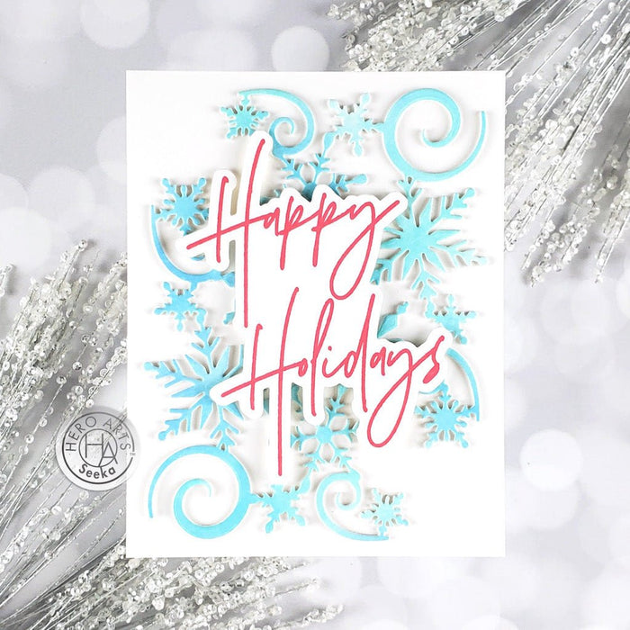 Happy Holidays Foil & Cut