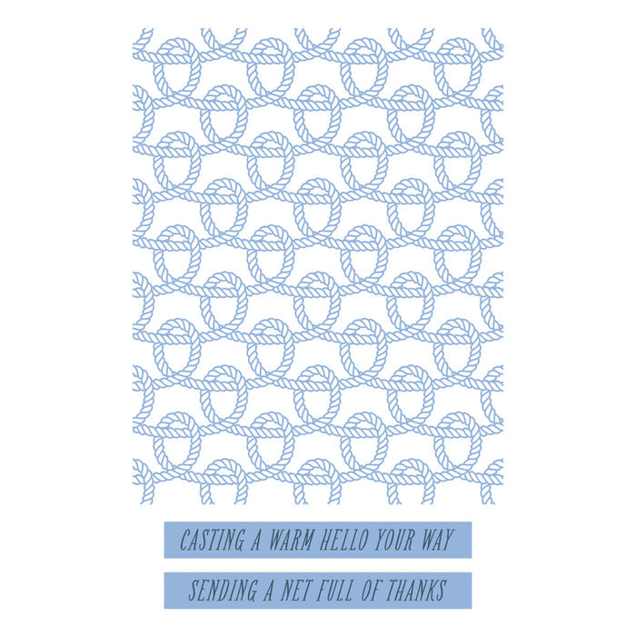 Harbor Weave - Press & Foil Plate of the Month