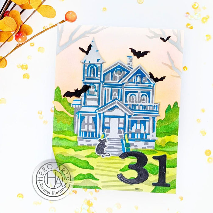 Haunted House Layering Stencils of the Month - September 2024
