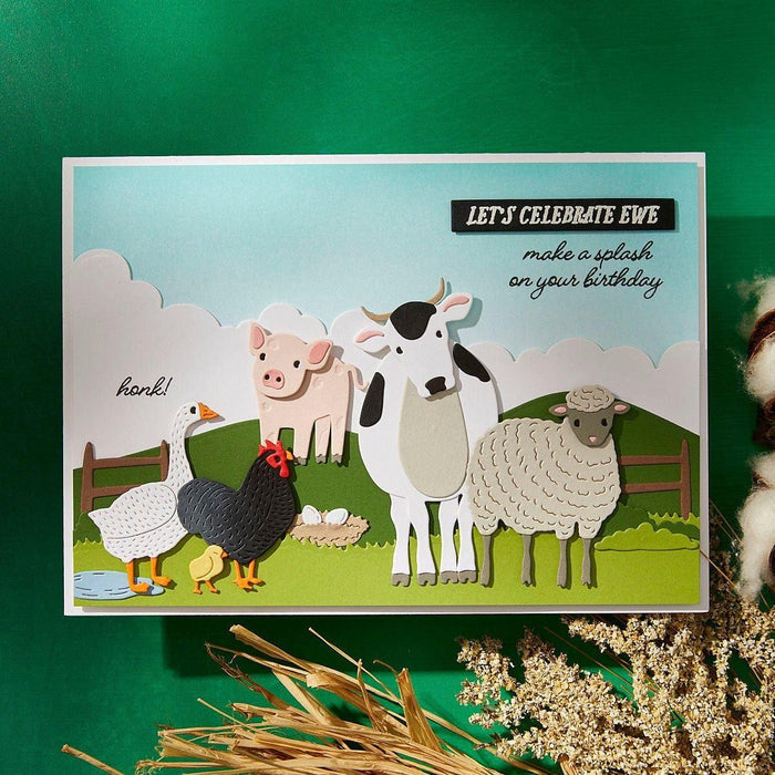 Hay There Clear Stamp & Die Set