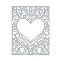 Heart Flourish Cover Plate Dies