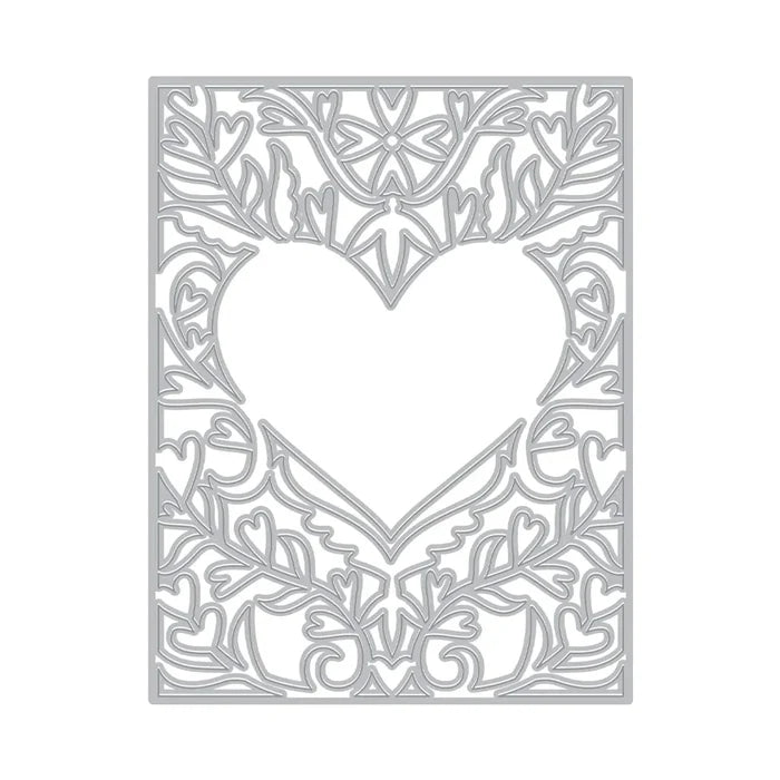 Heart Flourish Cover Plate Dies