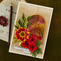 Helenium and Ladybugs Etched Dies by Susan Tierney-Cockburn