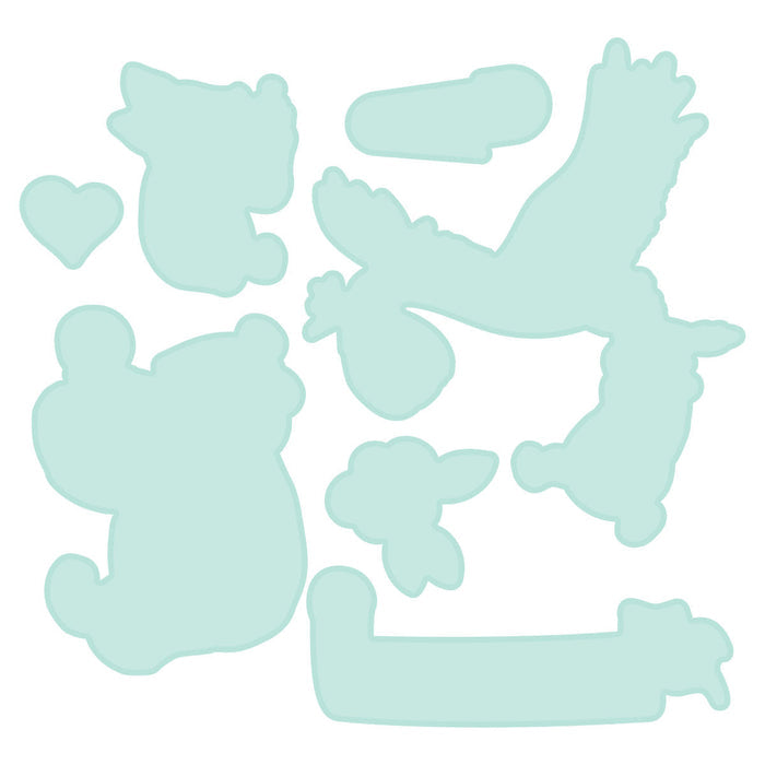 Hello Baby Coordinating Etched Dies with Simple Stories