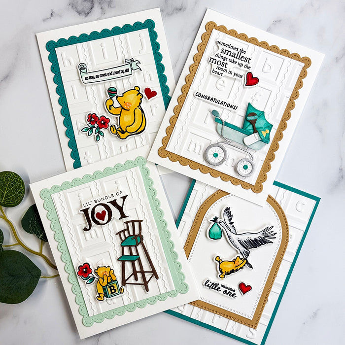 Hello Baby Stamp & Die Bundle with Simple Stories