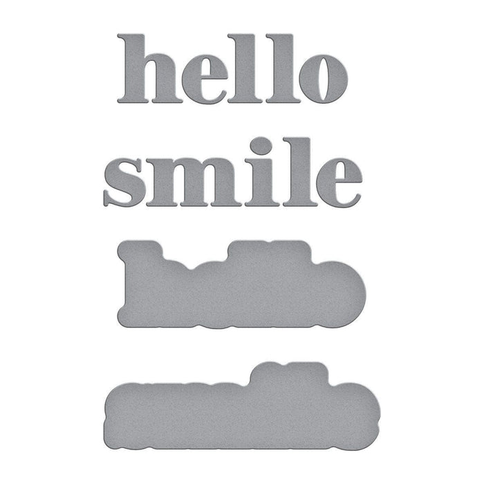 Hello Smile Etched Dies from the Out and About Collection