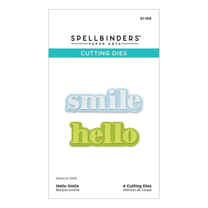 Hello Smile Etched Dies from the Out and About Collection
