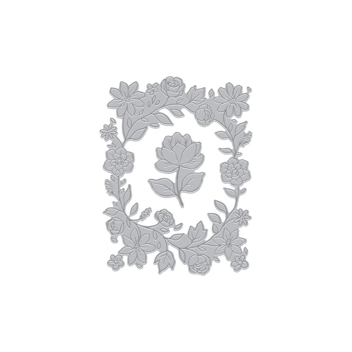 Hero Arts - Floral Border Letterpress + Foil Plate