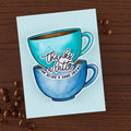 Hero Arts Coffee or Tea Clear Stamp Set
