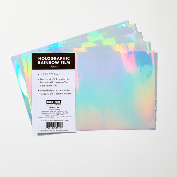 Hero Arts Holographic Rainbow Film 5 Pack