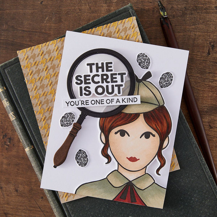 Hero Arts It's No Mystery Stamp & Cut Set