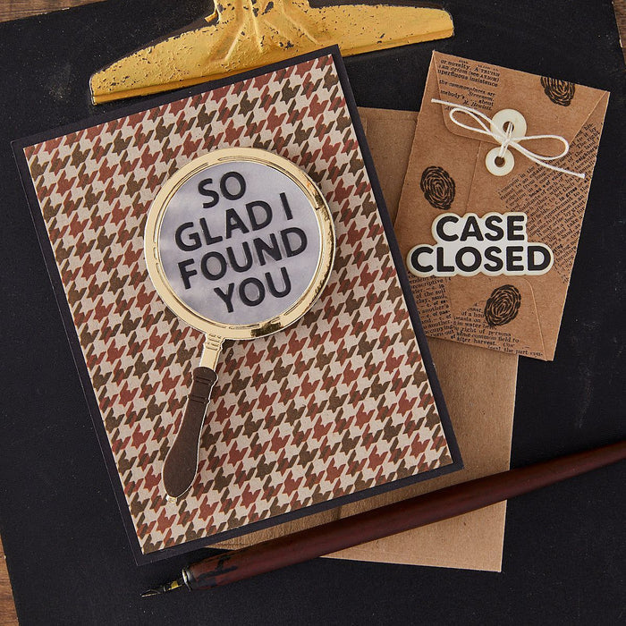 Hero Arts It's No Mystery Stamp & Cut Set