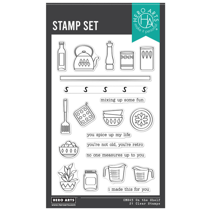 Hero Arts On the Shelf Clear Stamp Set