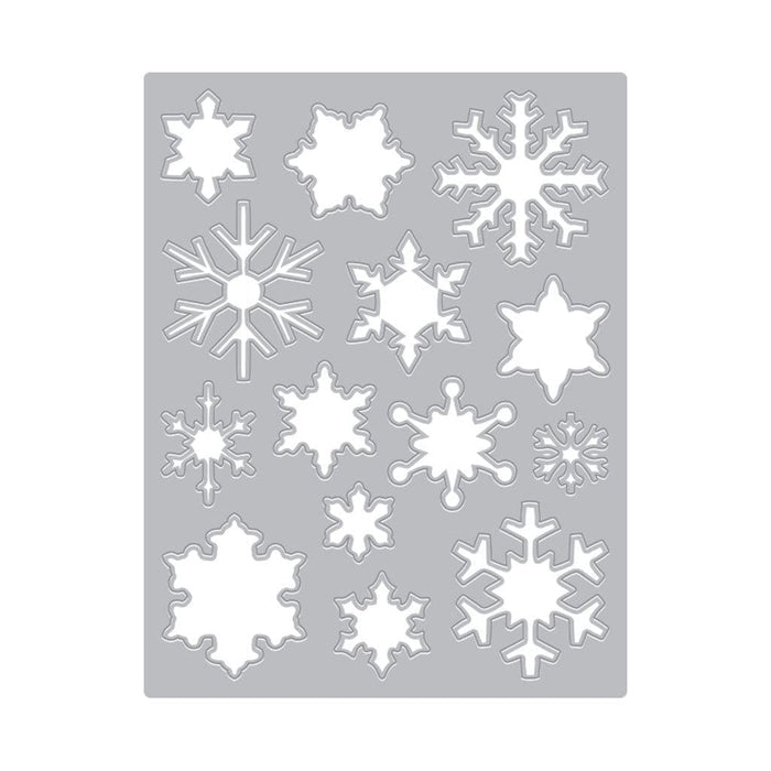 DF214 Snowflake Patterned Cover Plate (F) - Hero Arts