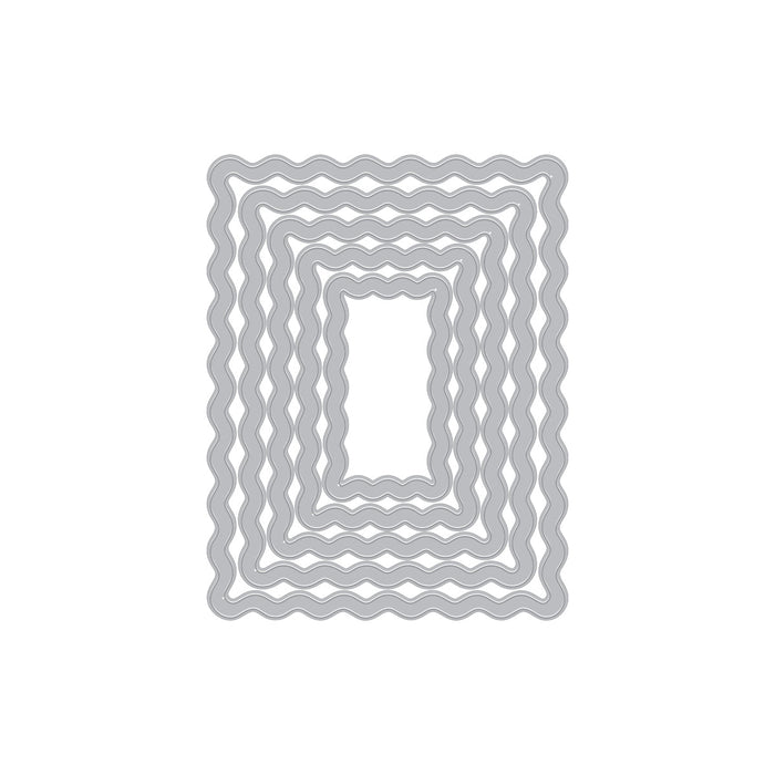 Hero Arts Squiggly Rectangle Frames Die Set
