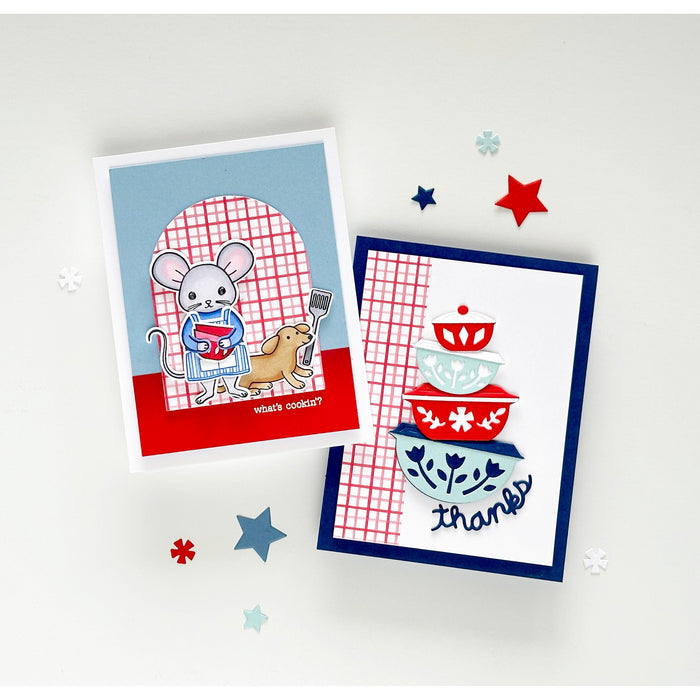 Hero Arts What's Cookin'?  Stamp & Cut Set