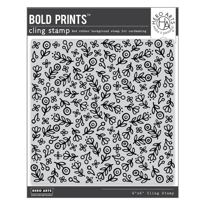 Hero Arts Whimsy Floral Cling Rubber Stamp from the Spring Whimsy Collection
