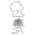 Hero Florals Mum Stamp & Cut Set