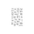 Hero Greetings Mini Messages Clear Stamp Set