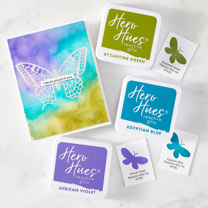 Hero Hues Reactive Glitz - Egyptian Blue