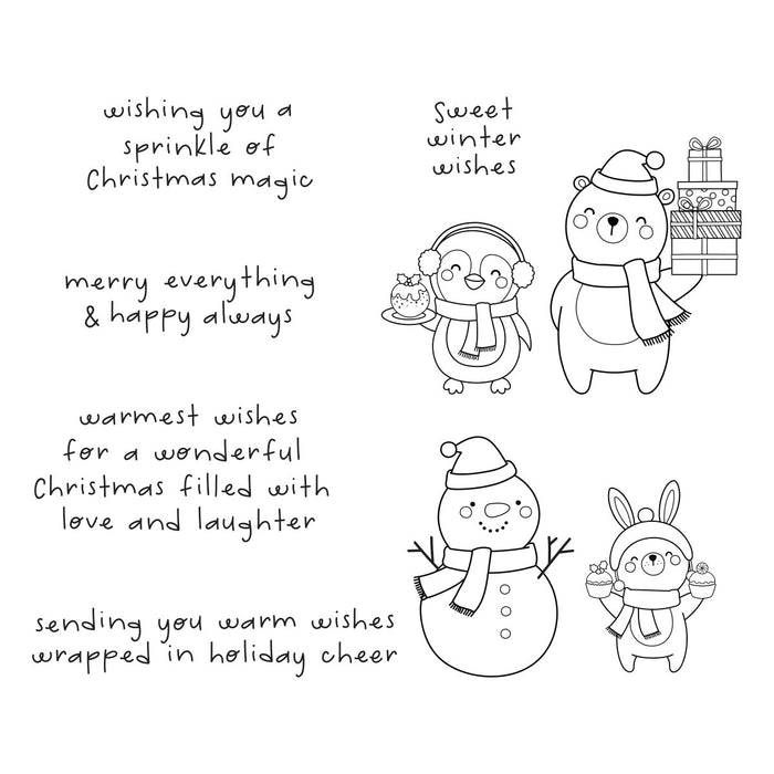 Holiday Besties - Clear Stamp of the Month