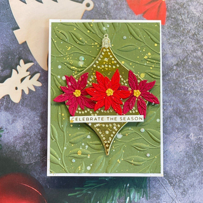 Holiday Blooms Etched Dies