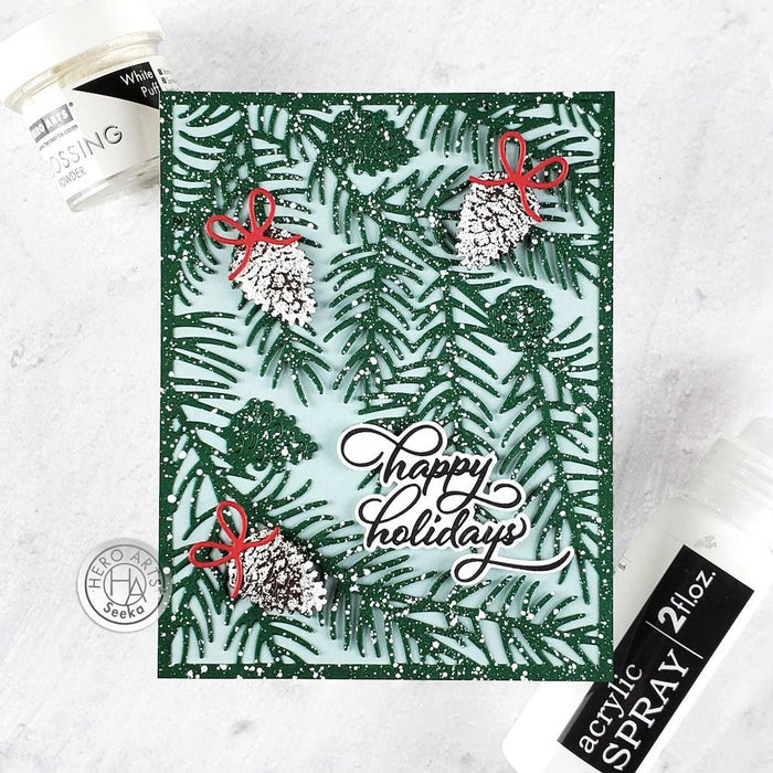 Holiday Greetings Stamp & Cut of the Month - October 2024