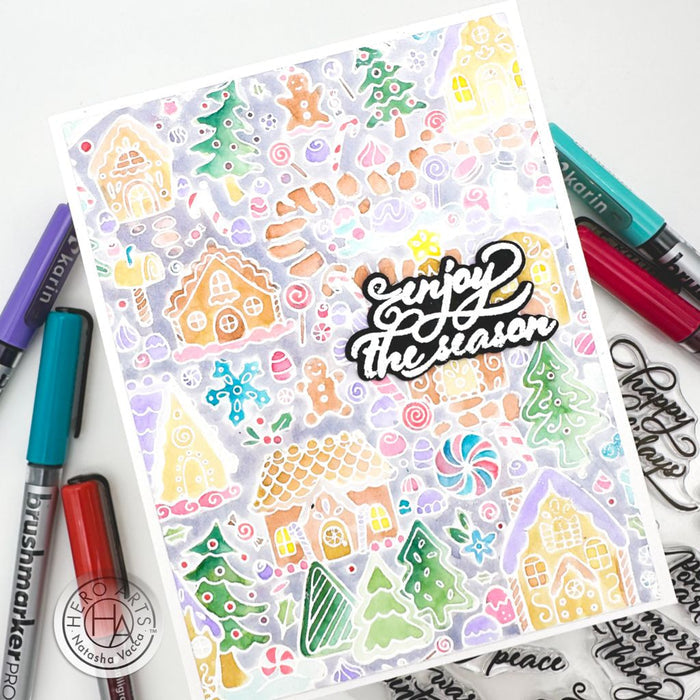 Holiday Greetings Stamp & Cut of the Month - October 2024