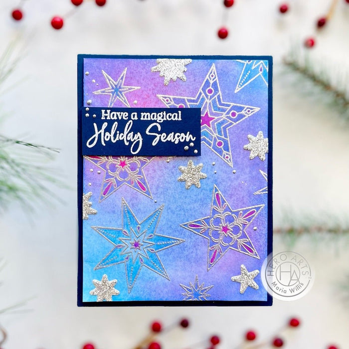 Holiday Sparkles Clear Stamp Set
