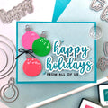 Holiday Words Fancy Dies